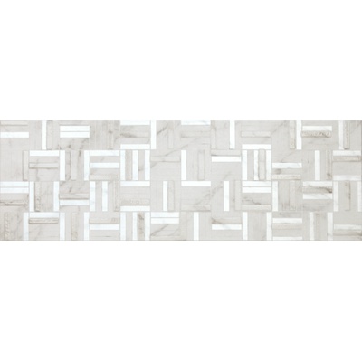 Brams Calakatta Мозаика белый фризовый 25x75