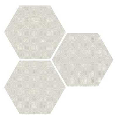 Apavisa Punto Croce 8431940359590 White Natural Hexagon 25x29