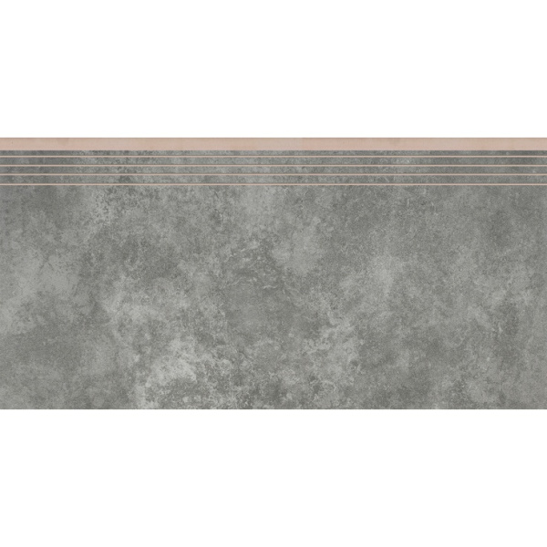 Cerrad Apenino 5902510805746 Antracyt Rect Engraved Stair 29,7x59,7