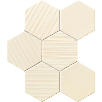 Tubadzin Horizon MS Hex Ivory 28.9x22.1