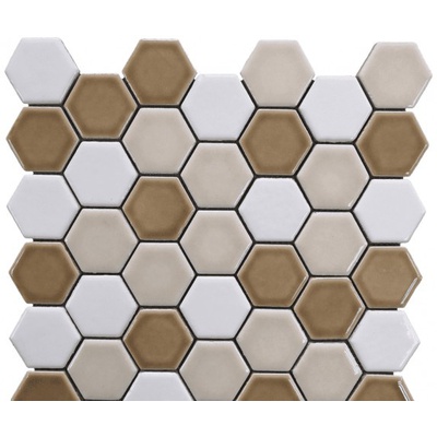 Bars Crystal Керамическая мозаика Terra Hexagon mix 30.15x30.15
