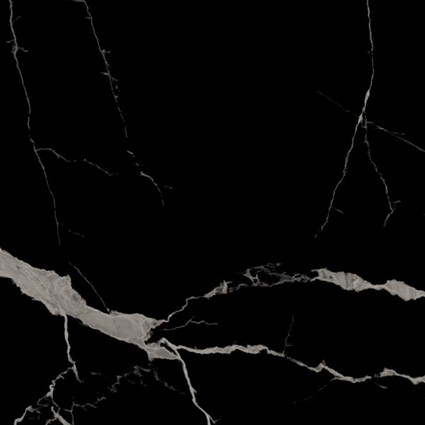 Eurotile Statuario Black 7930138705122 Pol 60x60 - керамическая плитка и керамогранит