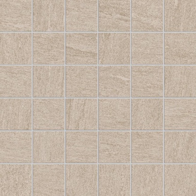 Monocibec Ceramiche Crest 82131 Sand Mosaico 4.7x4.7 Su Rete 30x30