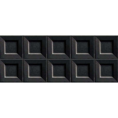 Ibero Black &amp; White Cubic Black 20x50