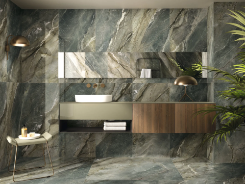 Ape ceramica Brazil A044179 Green 3D Honed Rect 60x120 - керамическая плитка и керамогранит