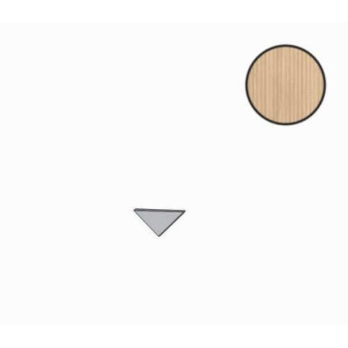 Atlas Concorde Log AX2H 3D Pleat Bright Oak Corner A E 1,4x1,4