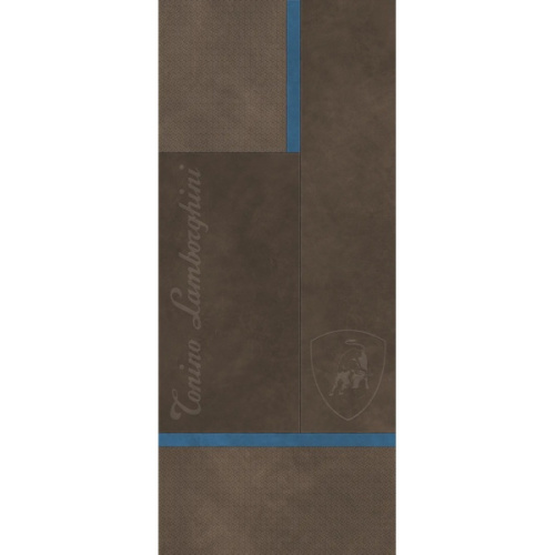 Tonino Lamborghini Korium 167581 Brown Blue Square Logo 120x280 - керамическая плитка и керамогранит