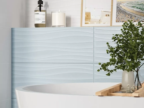 Gracia Ceramica Aqua Monocolor sugar blue wall 01 25x60