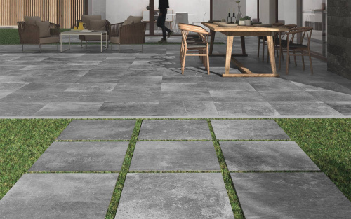 Zerde tile Etna Dark Grey рельеф 60 60x60