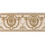Ape ceramica Loire A021615 Listelo Agustine Gold Ivory 10x25