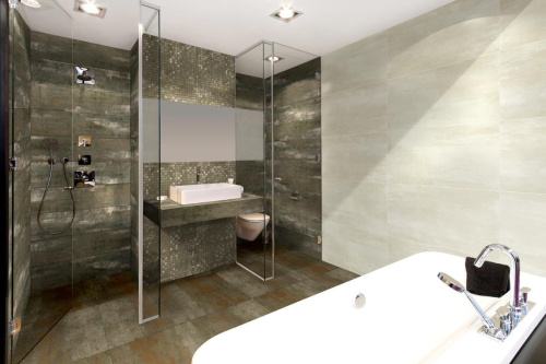 Apavisa Nanocorten 8431940175831 Copper Lappato Mosaic 29.75x29.75