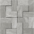 Apavisa Materia 8431940252440 Grey Natural Mosaic Brick 29.75x29.75