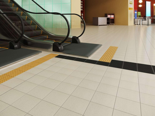 Estima Avenue Bobbles ANB151 Yellow Тактильная рект конус Структ 30x30