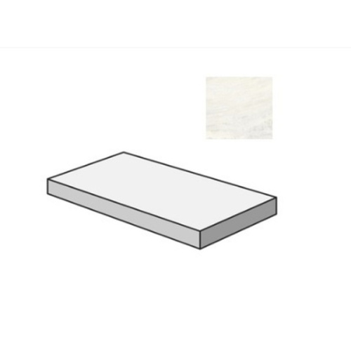 Sant Agostino Paradiso CSAGSPIC12 Gradone Angolare Sx Ice 33x120