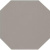 TopCer Octagon Light Grey-Brown 10x10
