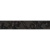 Versace Palace Gold Fascia Foglia Black 118163 39.4x7 Versace Palace Gold Fascia Foglia Black 118163 39.4x7