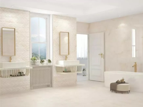 Sina Tile Vanity Cream 43x107