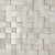 Rex Ceramiche I Travertini di Rex 748316 White Mos. 3D Mix 30x30