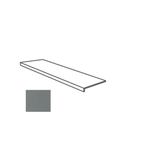 Impronta italgraniti Nuances NU03G5R Gradone con Toro Antracite 30x120