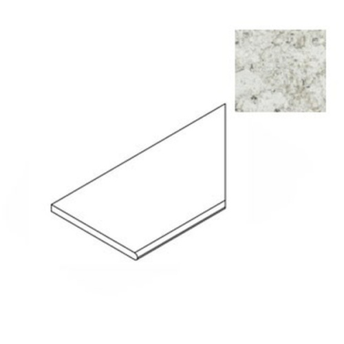 Atlas Concorde Russia Forte Dei Marmi Quark 620090001117 Brazilian White Bordo Round DX 30x60