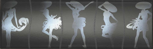 EdilCuoghi Ceramiche Reflexe Blanc Fascia Petite Dame 20x60