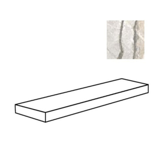 Flaviker PI.SA Supreme Hedonism 0017896 Angolare Top Sx Silver Roots Nat Ret 32x120 - керамическая плитка и керамогранит