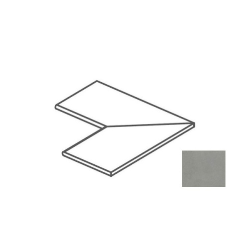 Impronta italgraniti I Cementi FL06AE8S Angolare Esterno Costa Lucida Grey 40x80
