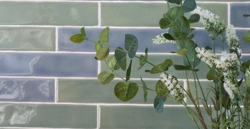 Amadis Fine Tiles Brick Crackle Bullnose Willow 5x25