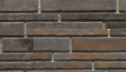 Феодал Кирпич Новая Англия Графитовый 14Р 7 7x40 - керамическая плитка и керамогранит