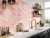 Ape ceramica Snap Rombo Pink 15x29.5