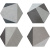 Realonda Hextangram Fabric Grey (10 видов рисунка) 33x28.5