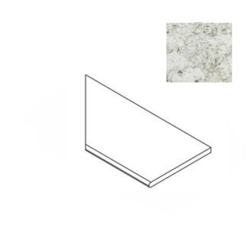 Atlas Concorde Russia Forte Dei Marmi Quark 620090001118 Brazilian White Bordo Round SX 30x60