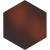 Grupa Paradyz Cloud Brown Hexagon 26x26