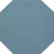 TopCer Octagon Blue Cobalt 10x10