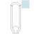 CE.SI. Matt Cove Base Ang. Int. Azzurro 10x2.5