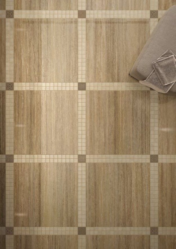 Italon Travertino Floor Project 610110000078 Navona Mosaico Lux 29.2x29.2