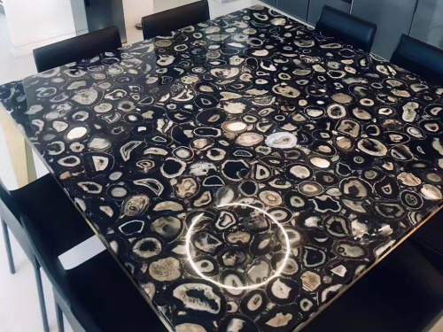 Zodiac Ceramica Agate Black MN778CP261206 Polished 120x260 - керамическая плитка и керамогранит