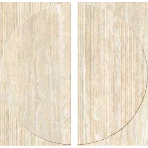 Impronta italgraniti I Travertini TR03DRD Beige Vein Cut Radio 3D 120x120