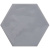 Cifre Kane Hexagon Grey 16x18