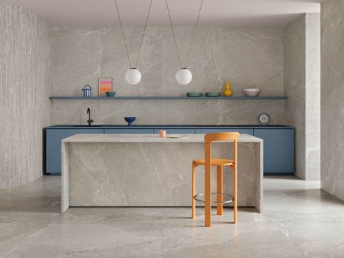 Impronta italgraniti Ardesia IAR04BALI Grafite Linea Real Up 60x120 - керамическая плитка и керамогранит