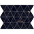 Flaviker PI.SA Supreme Evo PF60002528 Mosaico Triang Noir 34x26