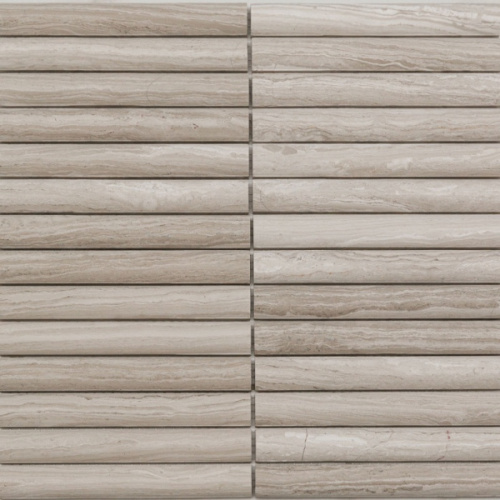 Pixel mosaic Венеция PIX 348 White Wooden, Convex 30x30,5
