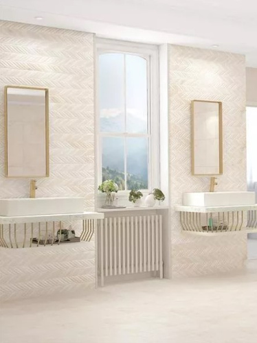 Sina Tile Vanity Cream 43x107