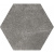 Equipe Hexatile 22094 Cement Black 17.5x20