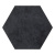 Ornamenta Basic BA60B Black D 60 Hexagon 60x60 Ornamenta Basic BA60B Black D 60 Hexagon 60x60