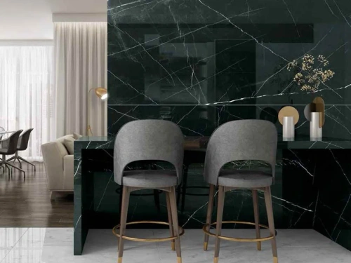 Tau ceramica Marquina Black B Soft Matt 160x320 - керамическая плитка и керамогранит