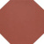 TopCer Octagon Brick-Red 10x10