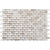 L`antic colonial Mosaicos Tribal Pearl White 28.6x28.3