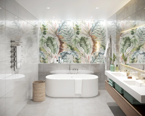 GlobalTile Infinium GT1206014801MGR-B Серый часть B 60x120 - керамическая плитка и керамогранит