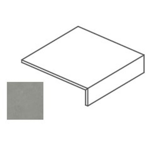 Impronta italgraniti I Cementi FL06L882A Grey Elemento a L 20mm 80x80x6,5